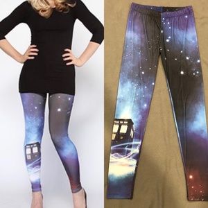 Doctor Who / Tardis Leggings by Her Universe - Med